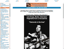 Tablet Screenshot of leonardcohen-prologues.com